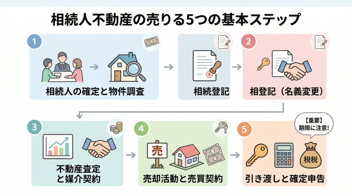 相続した戸建て不動産の売却をイメージした外観写真