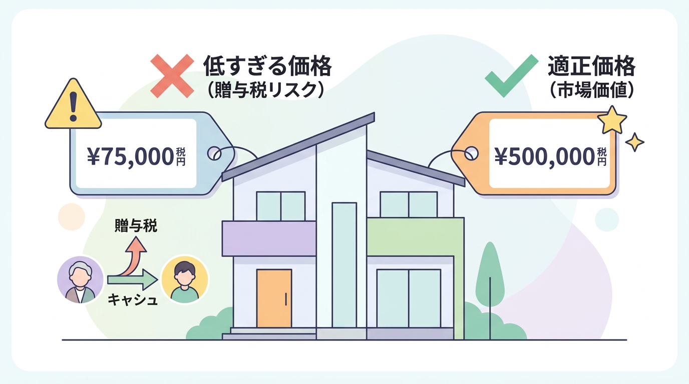 親から子への不動産売買：贈与税を回避する適正価格と手続きの全知識